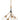 Maxim Lighting Savvy 5-Light Pendant Antique Brass/Black