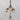 Maxim Lighting Savvy 5-Light Pendant Antique Brass/Black