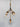 Maxim Lighting Savvy 5-Light Pendant Antique Brass/Black