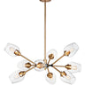 Maxim Lighting Savvy 9-Light Chandelier Antique Brass/Black