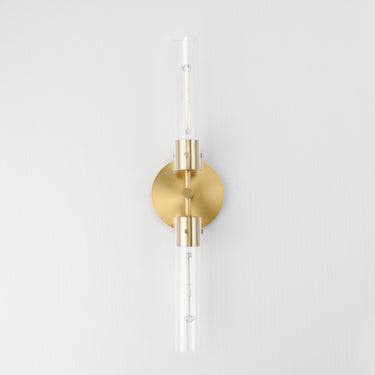 Maxim Lighting Equilibrium 2-Light LED Wall Sconce Natural Aged Brass