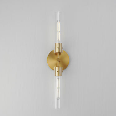 Maxim Lighting Equilibrium 2-Light LED Wall Sconce Natural Aged Brass