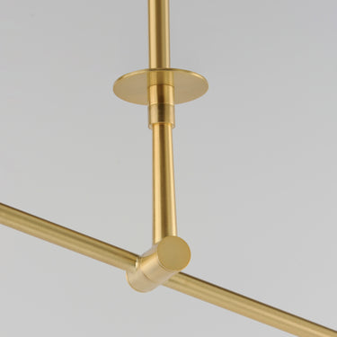 Maxim Lighting Equilibrium 2-Light LED Pendant Natural Aged Brass