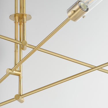 Maxim Lighting Equilibrium 6-Light LED Pendant Natural Aged Brass