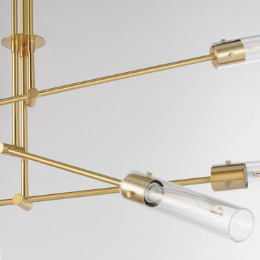 Maxim Lighting Equilibrium 6-Light LED Pendant Natural Aged Brass
