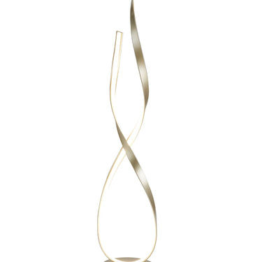 Finesse Decor Vienna LED 55" Tall Floor Lamp Sandy Gold