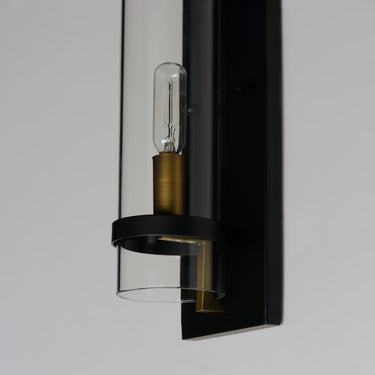 Maxim Lighting Capitol Wall Sconce Black/Antique Brass