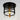 Maxim Lighting Capitol Flush Mount Black/Antique Brass