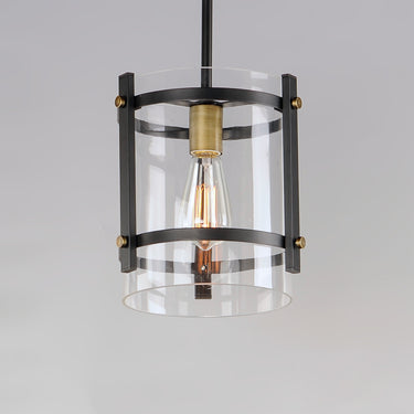 Maxim Lighting Capitol Pendant Black/Antique Brass