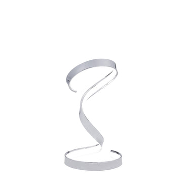 Finesse Decor Hamburg Chrome Table Lamp LED Strip & Dimmable Switch