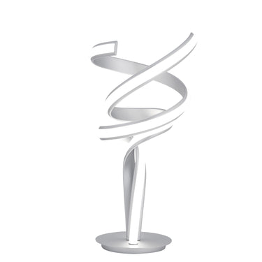 Finesse Decor Munich Silver Table Lamp LED Strip & Touch Dimmer