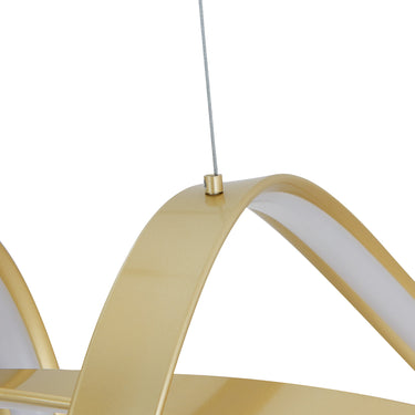 Finesse Decor Bucharest LED Chandelier Sandy Gold