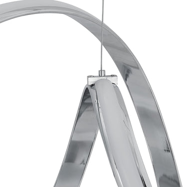 Finesse Decor Seville LED Chandelier Chrome