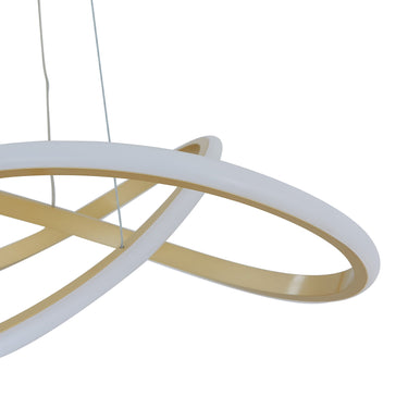 Finesse Decor Edinburgh LED Chandelier Gold