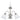 Maxim Lighting Malaga 3-Light Chandelier Satin Nickel