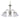 Malaga Down Light Chandelier by Maxim - 2698FTSN