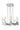 Finesse Decor 8 Light Square Crystal Dianyi LED Chandelier - Silver 