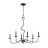 Maxim Lighting Padrona 6-Light Chandelier Black Oxide