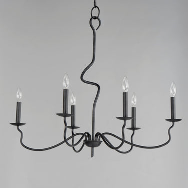 Maxim Lighting Padrona 6-Light Chandelier Black Oxide