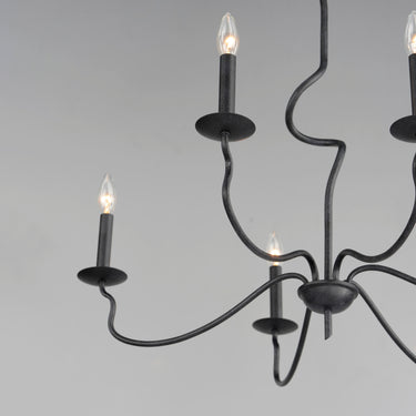 Maxim Lighting Padrona 6-Light Chandelier Black Oxide