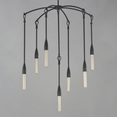 Maxim Lighting Pioneer 7-Light Chandelier Anthracite