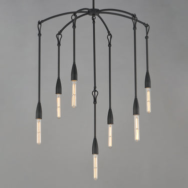 Maxim Lighting Pioneer 7-Light Chandelier Anthracite