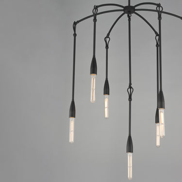 Maxim Lighting Pioneer 7-Light Chandelier Anthracite