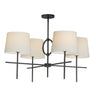 Maxim Lighting Paoli 4-Light Pendant Charcoal Bronze