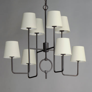 Maxim Lighting Paoli 8-Light Chandelier Charcoal Bronze