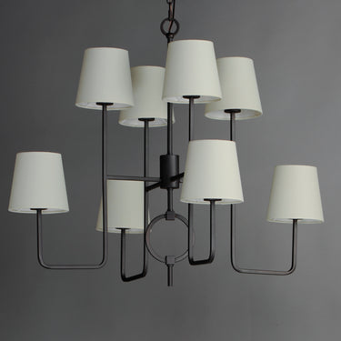 Maxim Lighting Paoli 8-Light Chandelier Charcoal Bronze