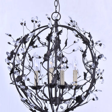 Maxim Lighting Elegante 3-Light Chandelier Oil Rubbed Bronze