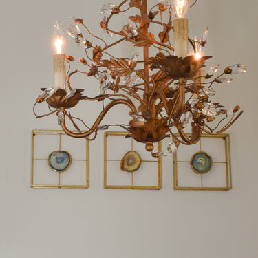 Maxim Lighting Elegante 3-Light Chandelier Etruscan Gold