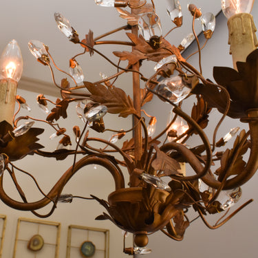 Maxim Lighting Elegante 3-Light Chandelier Etruscan Gold