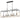 Maxim Lighting Soho 6-Light Linear Pendant Black/Weathered Brass