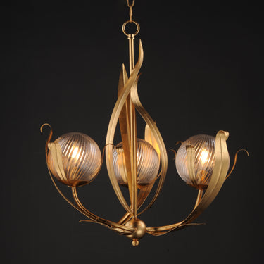 Maxim Lighting Firenze 3-Light Pendant Gold Leaf
