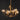 Maxim Lighting Firenze 6-Light Chandelier Gold Leaf