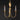 Maxim Lighting Paloma 3-Light Chandelier Gold Leaf