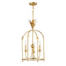 Maxim Lighting Paloma 3-Light Foyer Pendant Gold Leaf