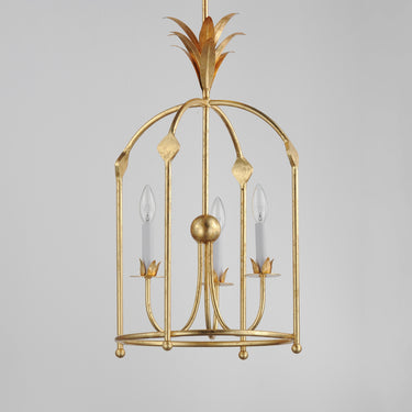 Maxim Lighting Paloma 3-Light Foyer Pendant Gold Leaf
