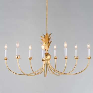 Maxim Lighting Paloma 8-Light Chandelier Gold Leaf