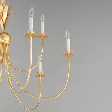 Maxim Lighting Paloma 9-Light Chandelier Gold Leaf