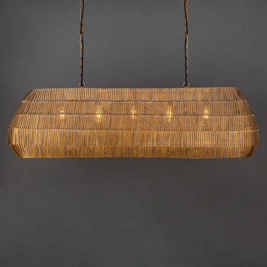 Maxim Lighting Gilda 5-Light Linear Pendant Antique Brass