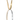 Finesse Decor Prague Chrome & Gold Table Lamp - Natural White LED Strip & Touch Dimmer 