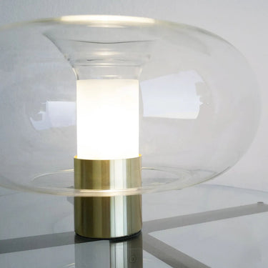FontanaArte Fontanella Large Table Lamp with Metal Base 