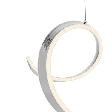Finesse Decor Copenhagen LED Chandelier Chrome
