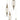 Finesse Decor Shinny Teardrops Round Chandelier - Matte Nickel 