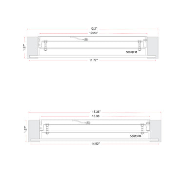 Abra Lighting Matrix Medium Square Flushmount