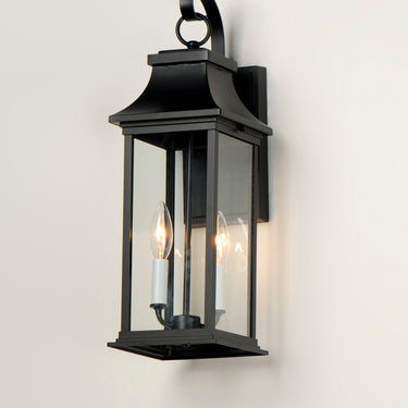 Maxim Lighting Vicksburg 2-Light Medium Outdoor Wall Sconce Black