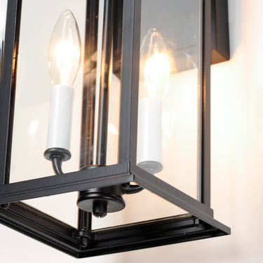 Maxim Lighting Vicksburg 2-Light Medium Outdoor Wall Sconce Black