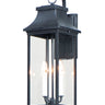 Maxim Lighting Vicksburg 3-Light Large Outdoor Wall Sconce Black